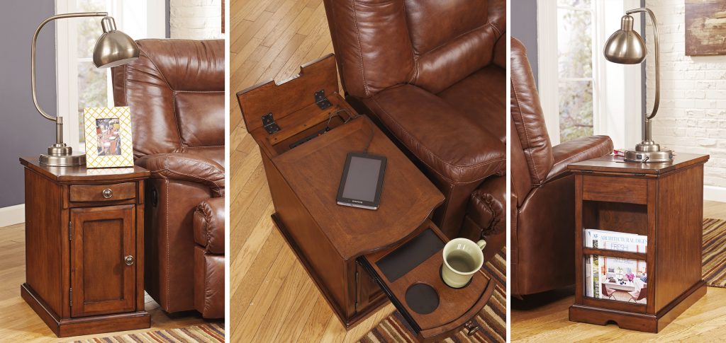 2) Chariside Table with Power Port- Signature Design by Ashley Furniture